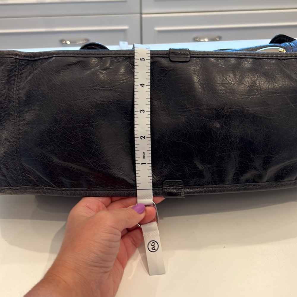 Chloe Vintage Leather Bay Bag -Blue - Picture 10 of 12